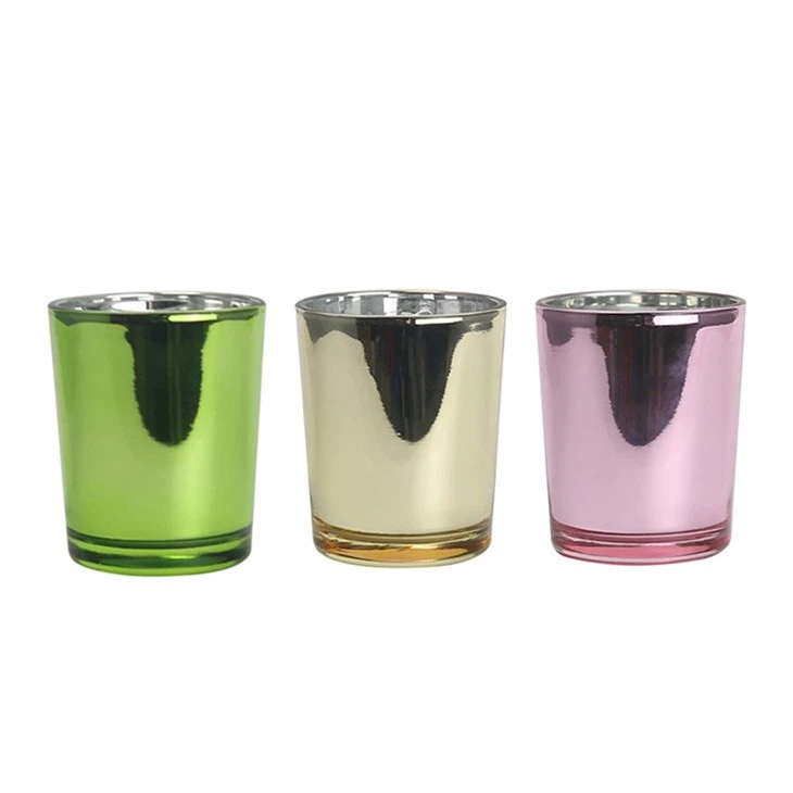 pink candle jars with lids