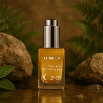 गुलाब सोने की ड्रॉपर बोतल